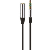 Velleman Câble d'extension audio Jack 3.5 mm - 1.5M - Haute qualité - Mâle vers Femelle