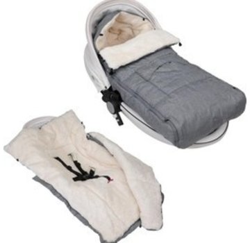 Spielwerk Spielwerk Pram Footmuff Grey | Teddy | Spielwerk Pram Footmuff Grey | Teddy | Maxi-Cosi | avec sac de rangement Maxi-Cosi | avec sac de rangement