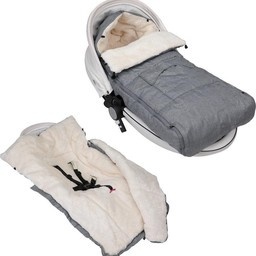 Spielwerk Pram Footmuff Grey | Teddy | Spielwerk Pram Footmuff Grey | Teddy | Maxi-Cosi | avec sac de rangement Maxi-Cosi | avec sac de rangement