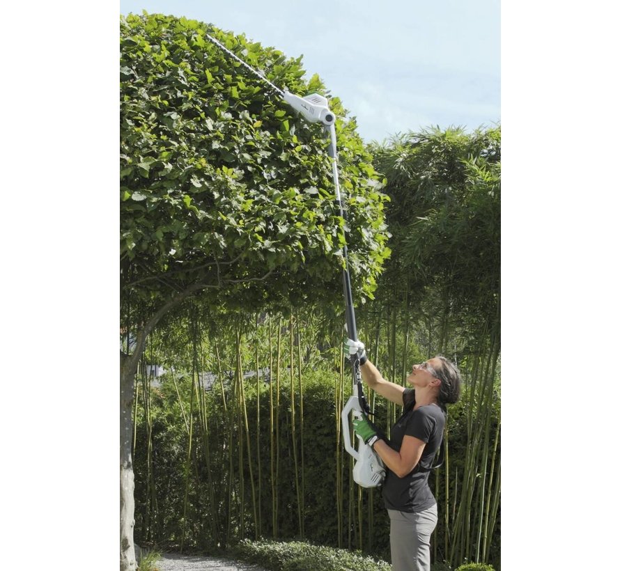 GartenMeister Perche télescopique - compatible avec tronçonneuse à batterie AAS 4025 et taille-haie à batterie ATHS 4043 - sans batterie ni chargeur