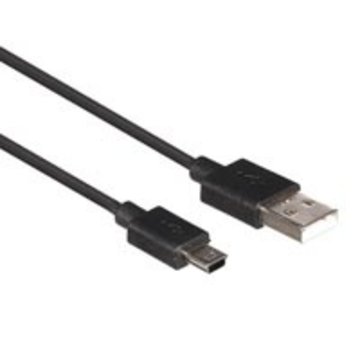 Velleman Câble Usb 2.0 A Mâle vers Mini USB 5P Mâle - Noir - 1 M