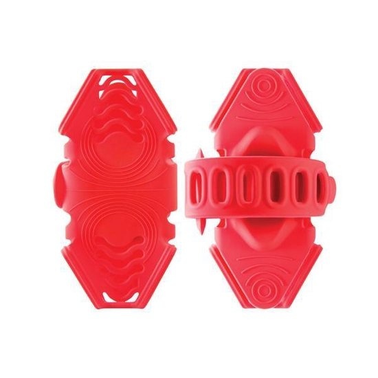 Support Bone Sport pour Smartphone et Powerbank - Bicyclette - Rouge