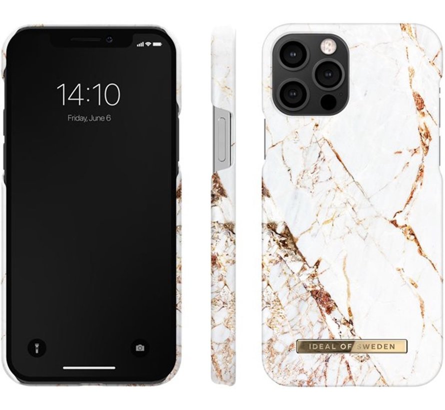 iDeal of Sweden - Coque pour iPhone 12 - Fashion Back Case Carrara Gold