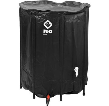 FLO Cuve de récupération d'eau de pluie pliable - FLO - 500L - PVC - 80 x 80 x 98 cm