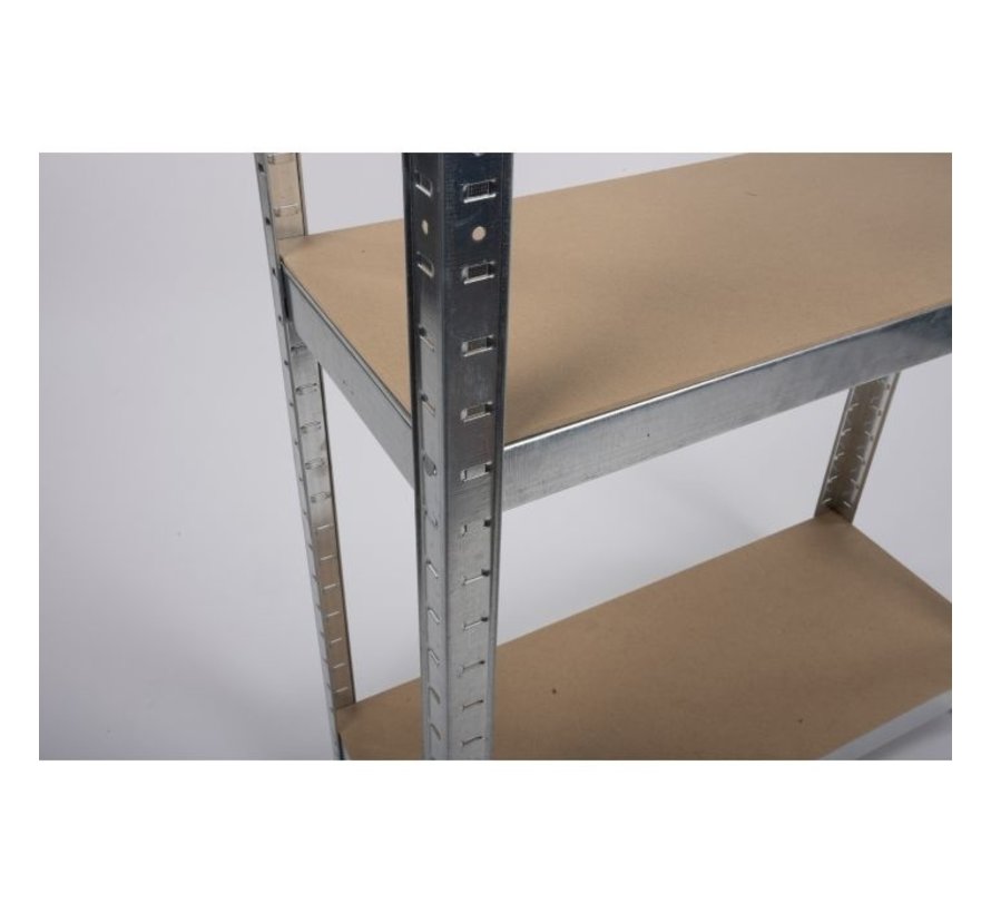 2x Kinzo rack de stockage 5 étagères 172 x 75 x 30cm