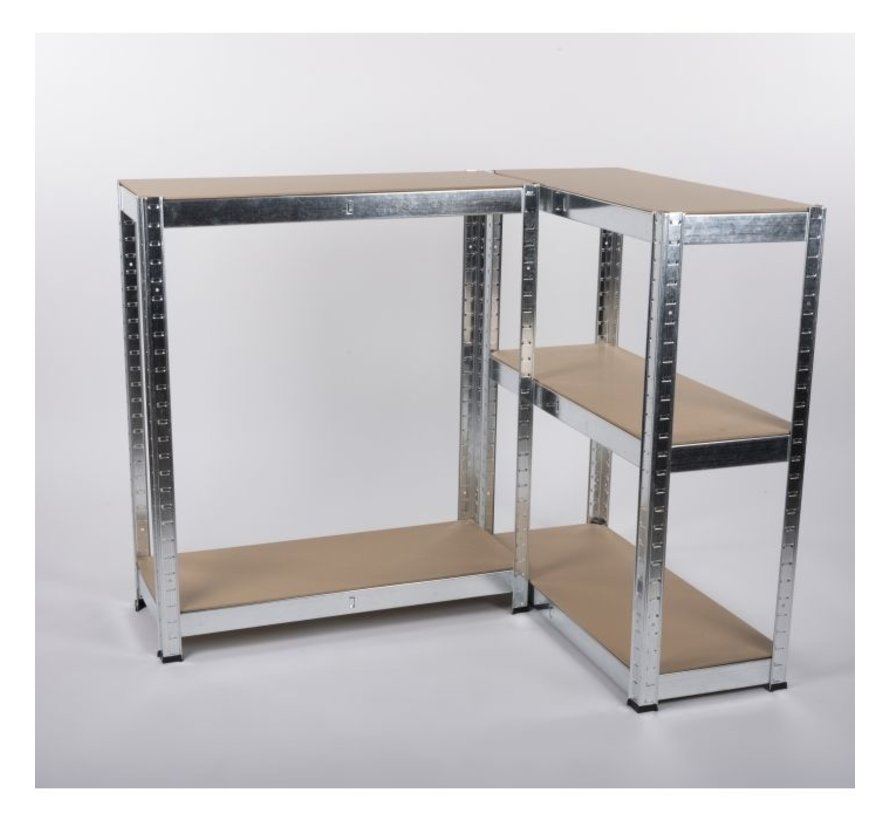 3 supports de stockage - Kinzo - 5 étagères - 172 x 75 x 30cm