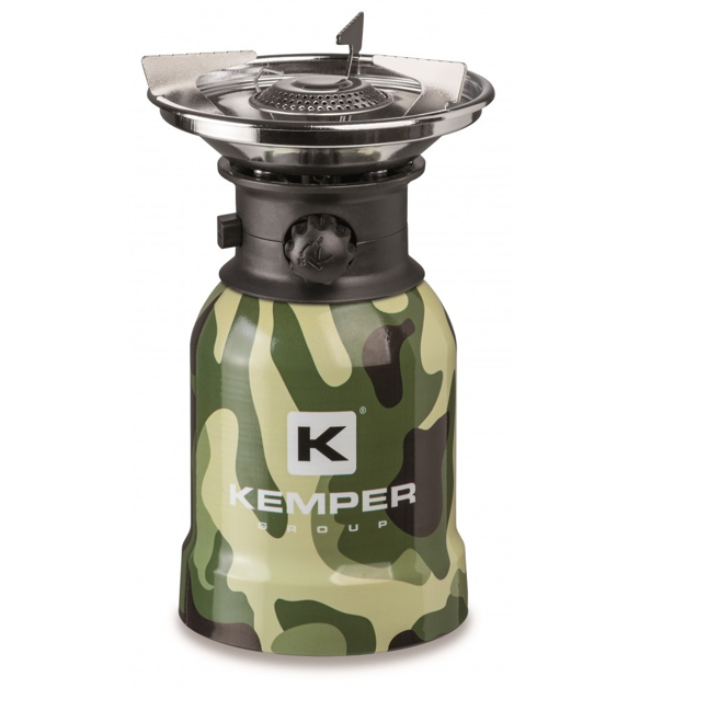 Brûleur à gaz de camping en acier inoxydable - 1 brûleur