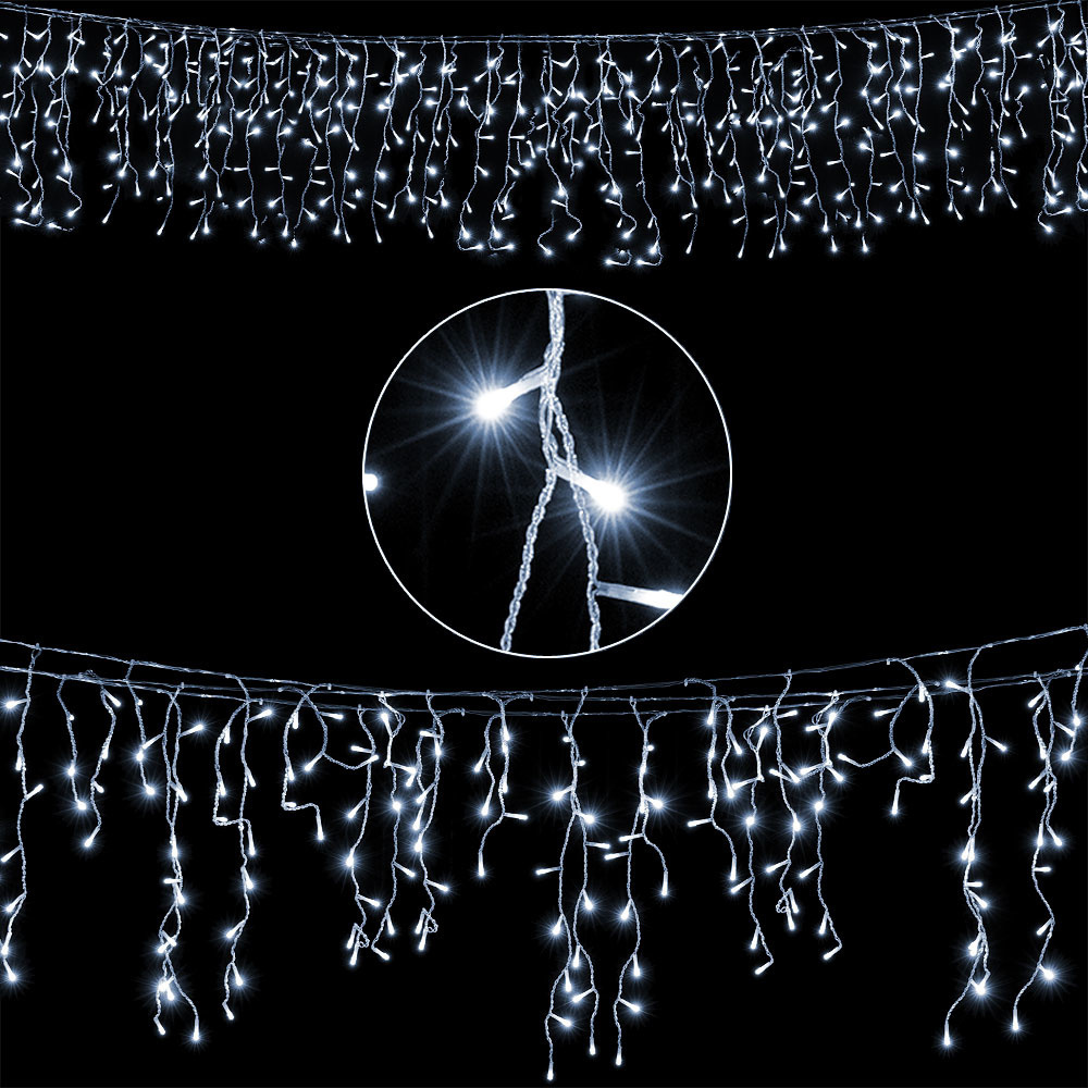 Guirlande lumineuse - 10M 400 LED's - blanc froid