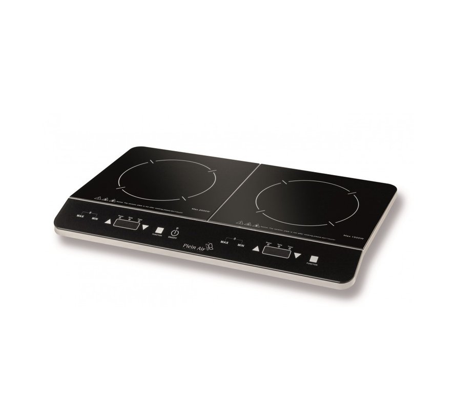 Plaque de cuisson à induction Kemper  - Portable - 2 feux - camping - cuisine -  3500W