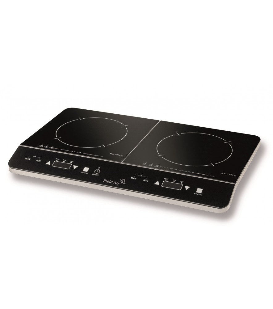 Plaque de cuisson à induction Kemper - Portable - 2 feux - camping - cuisine - 3500W