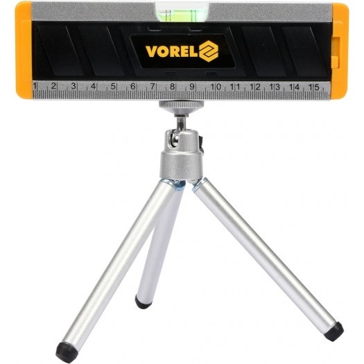 VOREL Niveau à bulle laser avec trépied - 170mm - Avec éclairage LED