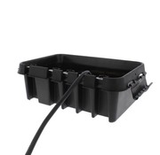 Heitronic Dribox boîte de distribution de câbles étanche pour l'extérieur - IP55 - 28,5 x 15 x 11 cm - Noir