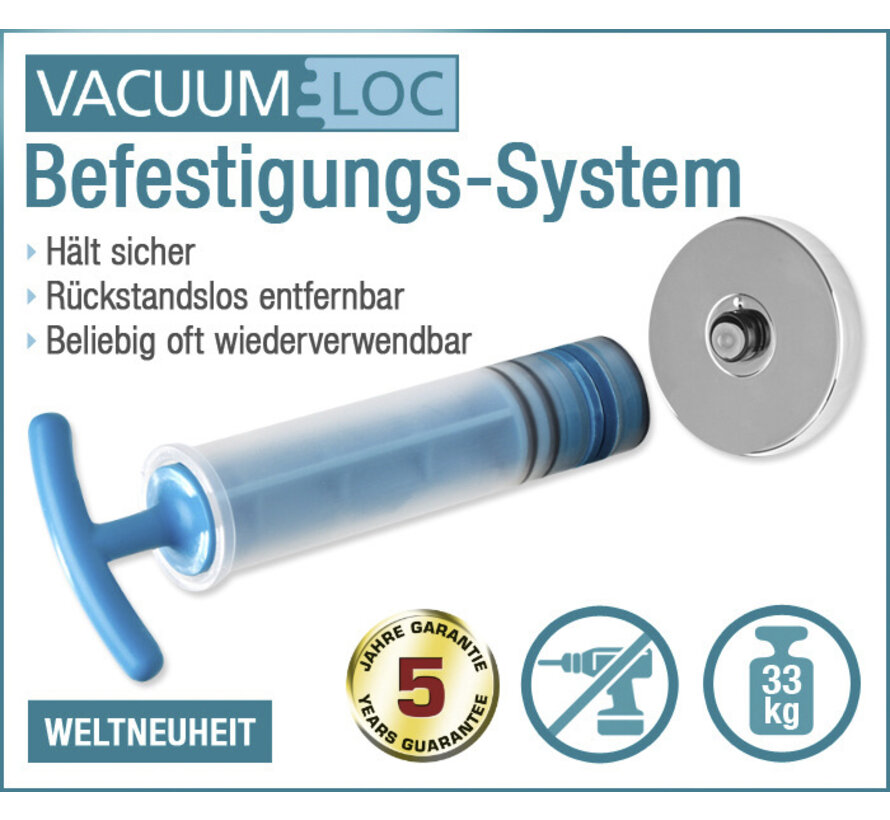 Vacuum Loc Support de salle de bain avec ventouses