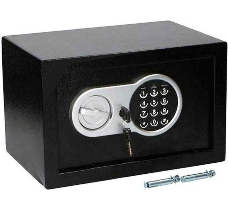 Coffre-fort électronique Alarm - Acier - 20 x 19,5 x 30,5 cm