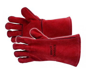 Busters Gants de barbecue en cuir taille 10 - jusqu'à 100 C° - 35 cm