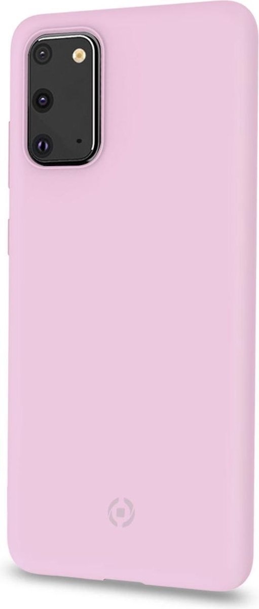 Étui Celly pour Samsung Galaxy S20 - Coque arrière en silicone - rose