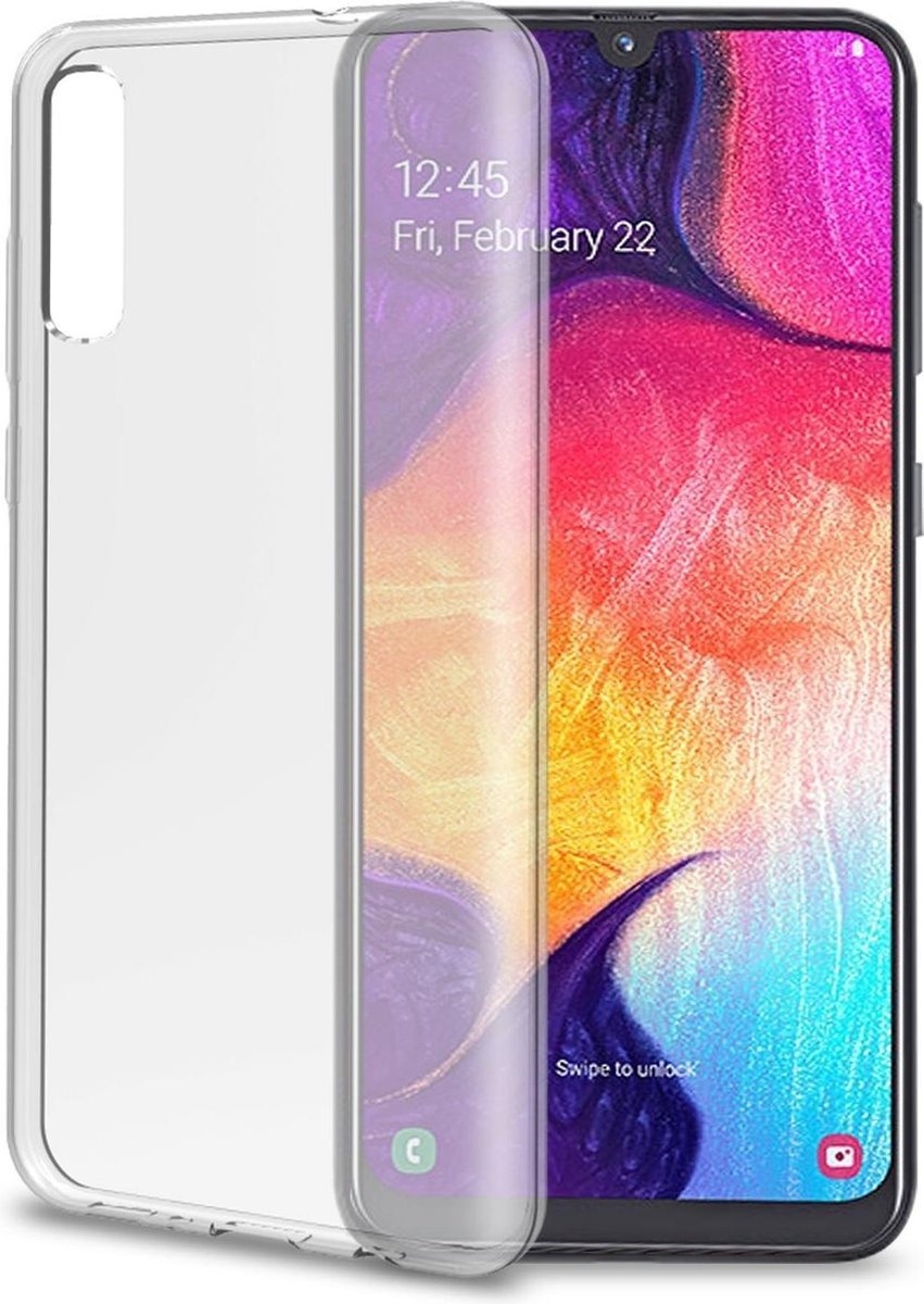 Étui Celly pour Samsung Galaxy A70 - Coque arrière en TPU - transparent