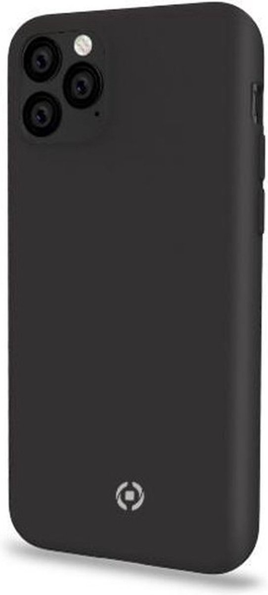Etui Celly adapté à l'Apple iPhone 11 Pro Max - Coque arrière en silicone - noir