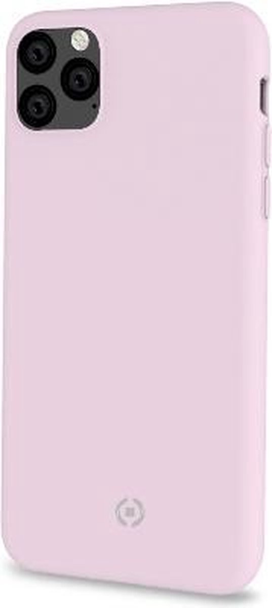 Étui Celly adapté à l'Apple iPhone 11 Pro - Coque arrière en silicone - rose