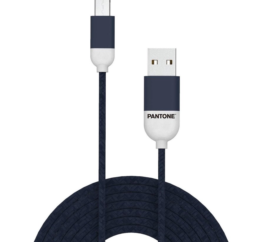 Celly Câble USB 3.0 Micro mâle vers USB 3.0 A mâle - 1 mètre - bleu