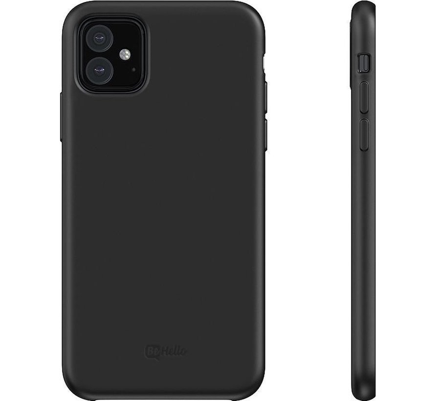 BeHello iPhone 11 Liquid Silicone Case - Noir