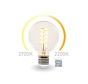 Ampoule LED Perel Smart Wifi - Blanc chaud & Blanc chaud intense - E27 - G95