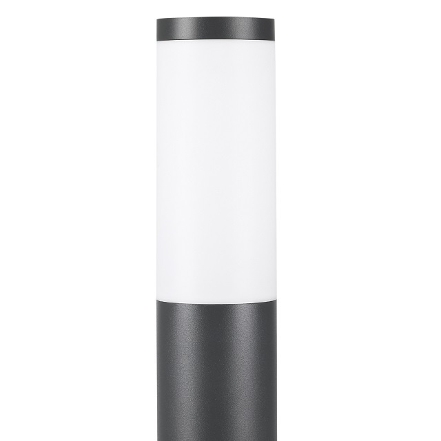 DBA Éclairage de sentier - Éclairage de jardin - Éclairage extérieur - Acier inoxydable - 100 x 12cm - Anthracite