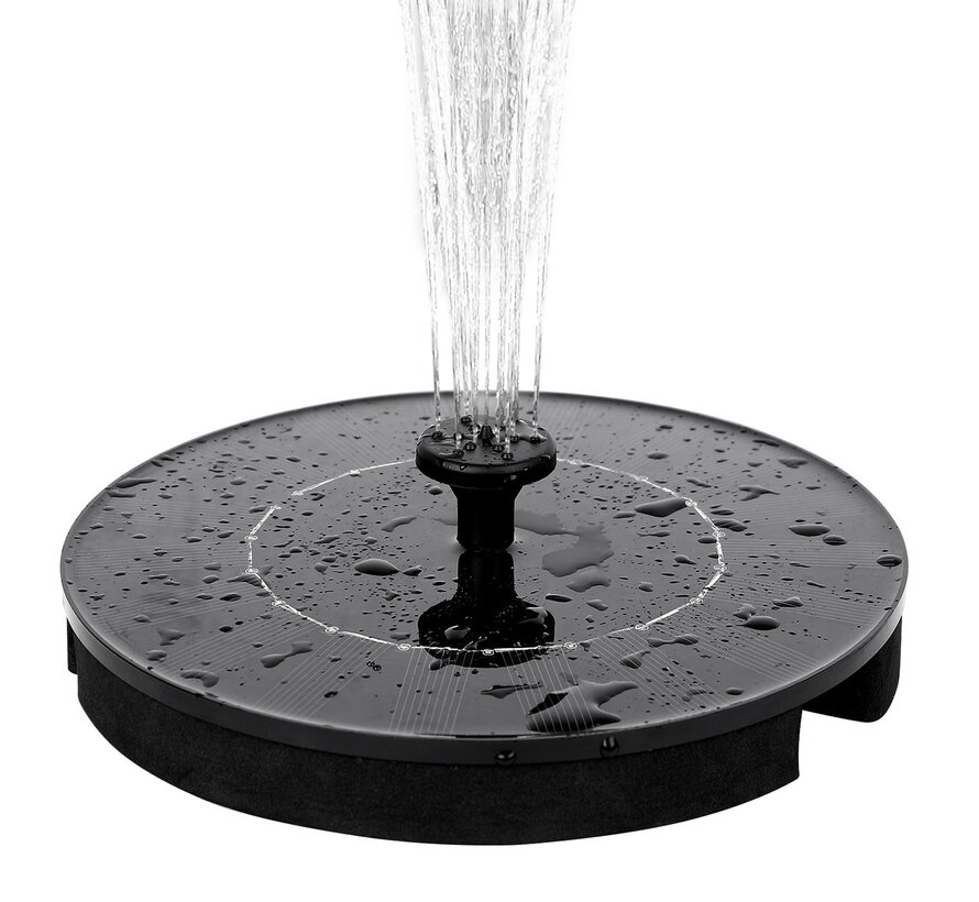 Fontaine solaire Monzana sur panneau solaire Fontaine de bassin 150 l/h - Energie solaire