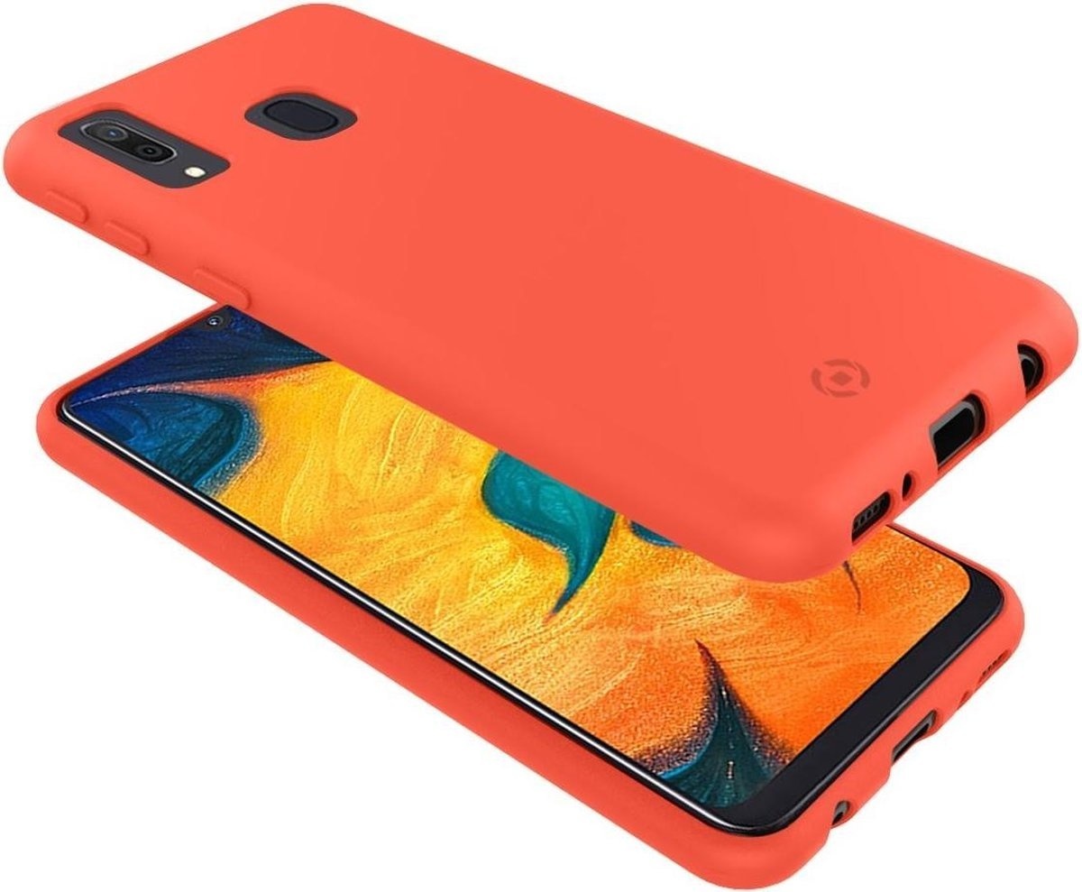 Étui Celly pour Samsung Galaxy A40 - Coque arrière en TPU - Orange