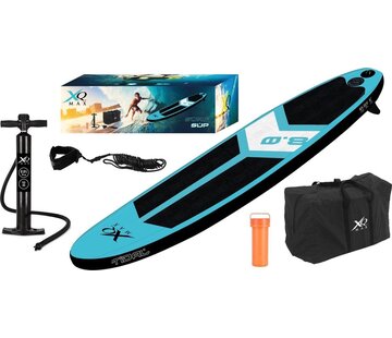 XQ Max Planche de surf stand up paddle gonflable bleu 245 cm 60 kg max - XQ Max - Pack complet planche & accessoires