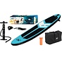 Planche de surf stand up paddle gonflable bleu 245 cm 60 kg max - XQ Max - Pack complet planche & accessoires