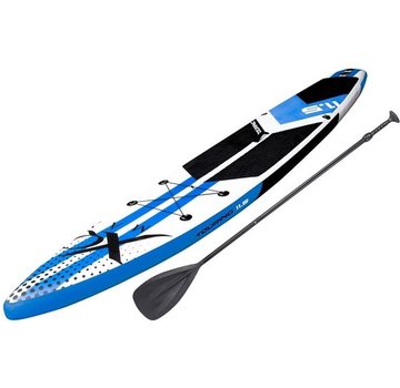 XQ Max Planche de stand up paddle gonflable blanc, noir & bleu 350 cm 150 kg max - XQ Max - Pack complet planche & accessoires