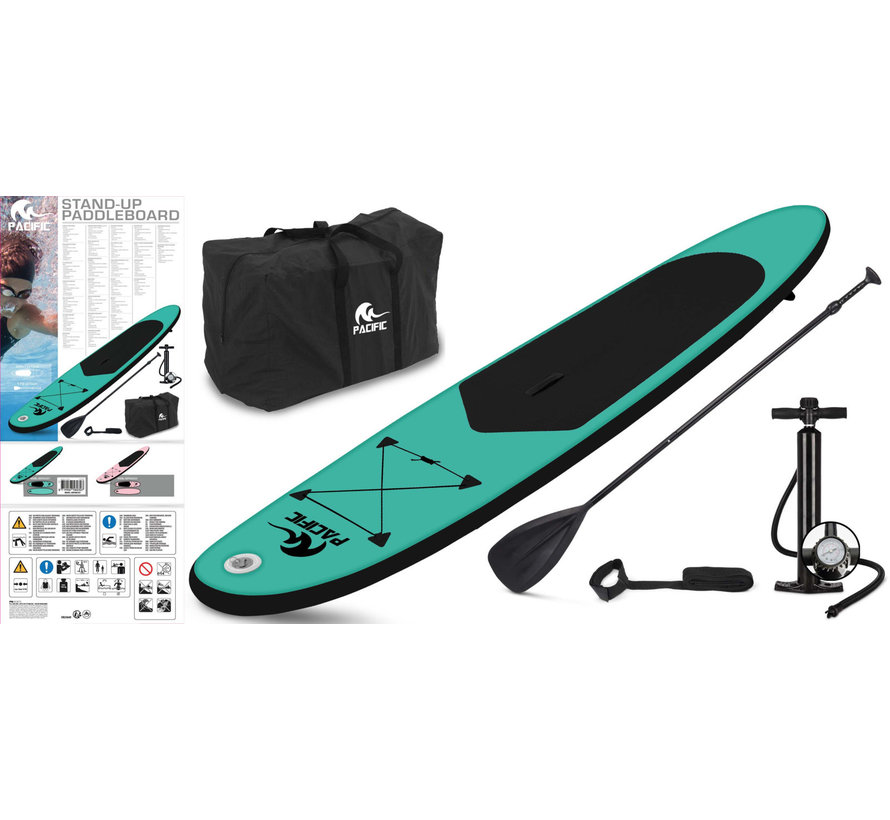 Pack 2 x Planche de stand up paddle gonflable 285 cm - Pack complet planche & accessoires