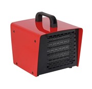 Perel Chauffage électrique rouge - 2000W - 2 réglages de chaleur