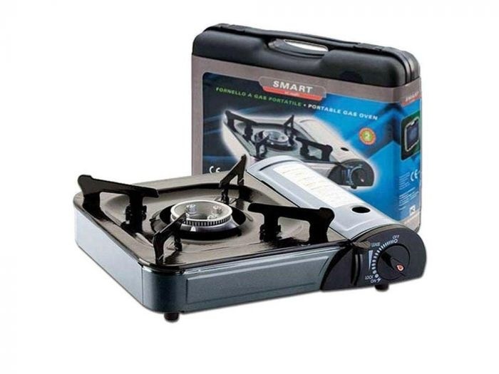 Kemper réchaud à gaz portable Smart - Barbecue à gaz - 2200W - 33x29x8 cm
