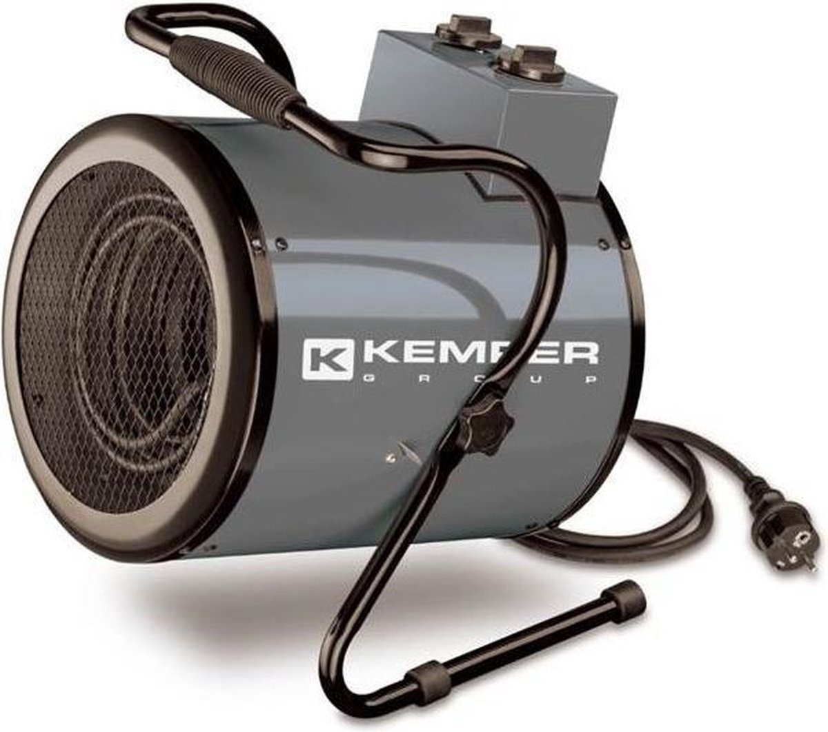 Chauffage de chantier électrique soufflant - Kemper - électrique - Canon à air chaud électrique / Chauffage - 3000W - 4 Réglages - Thermostat - 33 m² - 50Hz - 230V - 65330EL