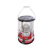 Perel Poêle à pétrole Perel 4,6 litres 2600W acier rouge/argent 2 pièces