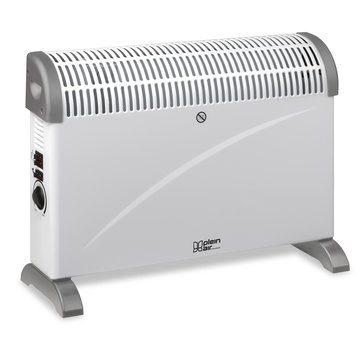 Plein Air Radiateur électrique mobile TCT-2000 - 750/1500/2000W - Thermostat réglable - Blanc