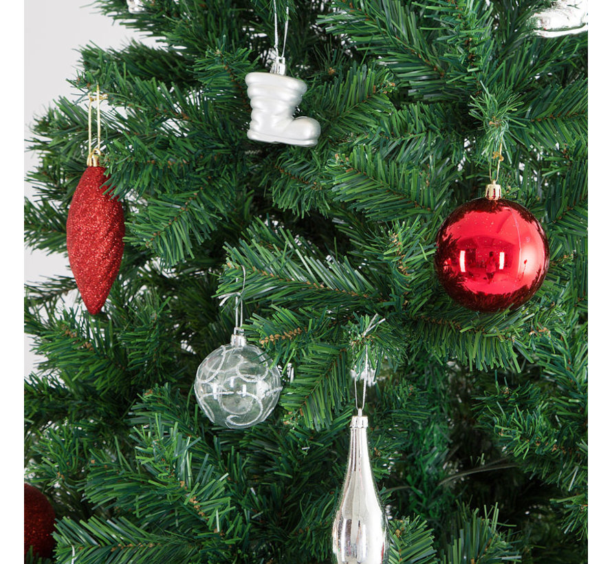 Casaria Artificial Christmas tree - Arbre de Noël - 150cm - support inclus