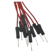 Generic Jeu de câbles de liaison, 10 pièces / kit, 20 cm de long, couleur rouge