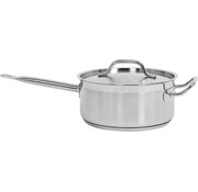 YATO Yato Casserole en acier inoxydable avec couvercle - 24x11 cm - 5L