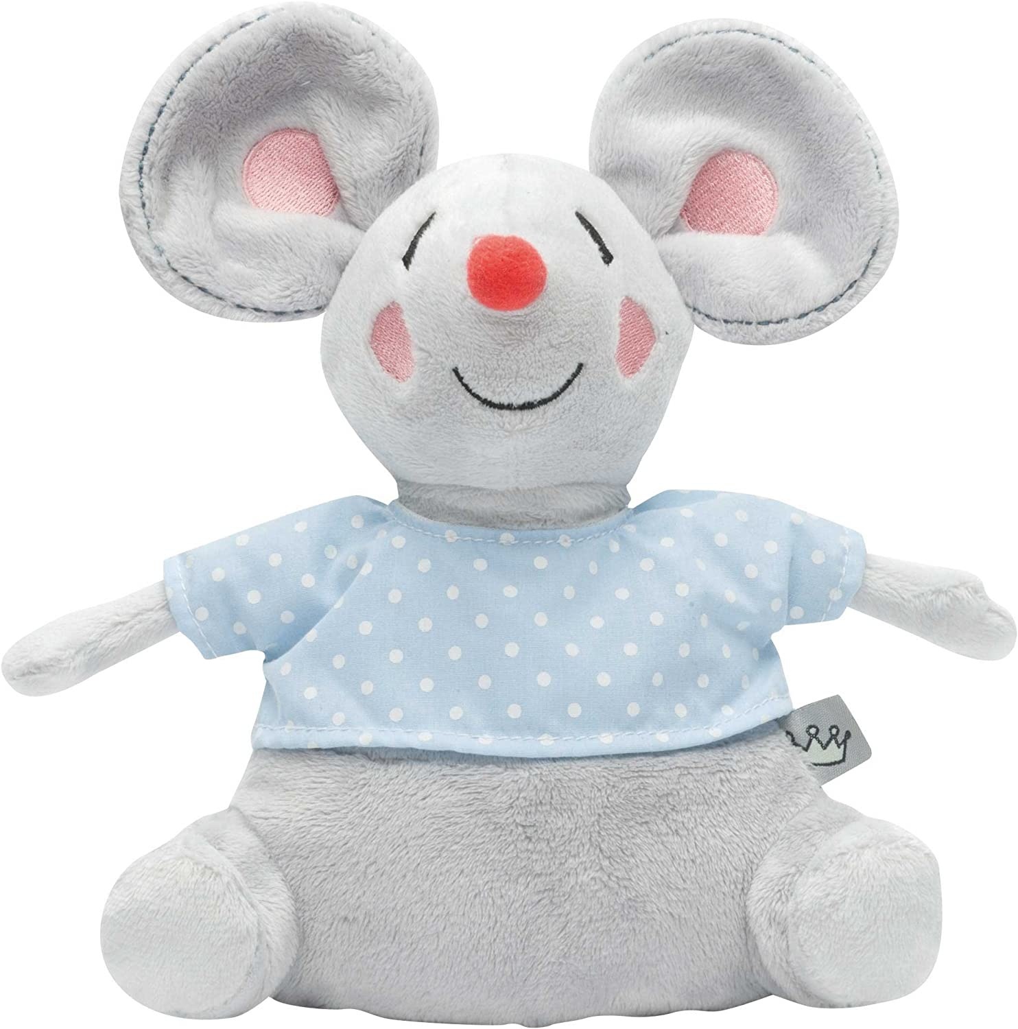 Bébé-jou - Souris en peluche 23,6 x 18,8 x 3 cm