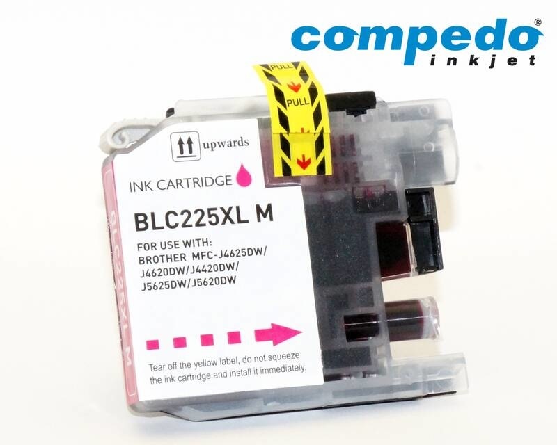 Compedo Cartouche pour imprimante Brother LC223, magenta