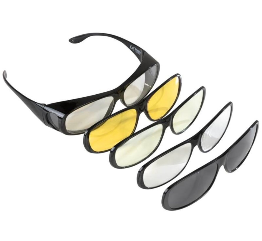 Westfalia <p>Les lunettes de sécurité avec 4 verres interchangeables</p>.
