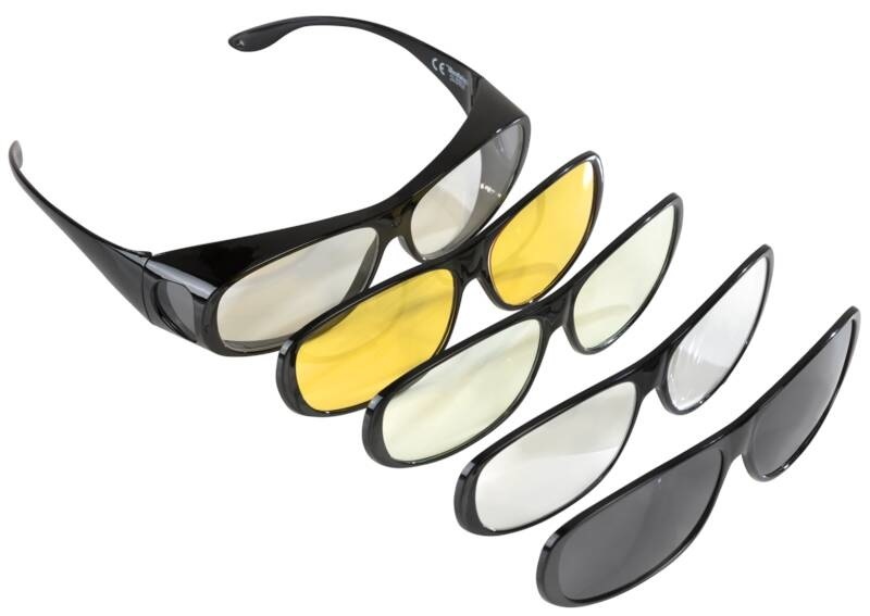 Westfalia Les lunettes de sécurité avec 4 verres interchangeables.