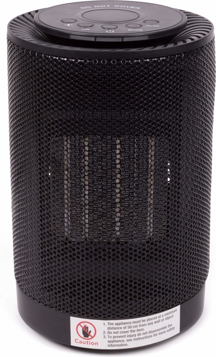 Chauffage Benson - Ventilateur - Céramique - 600/1200 watts - Ø 14 cm