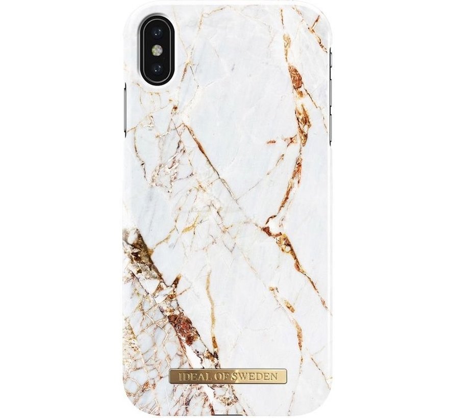 Ideal of Sweden Fashion Back Case Carrara Gold pour iPhone Xs Max