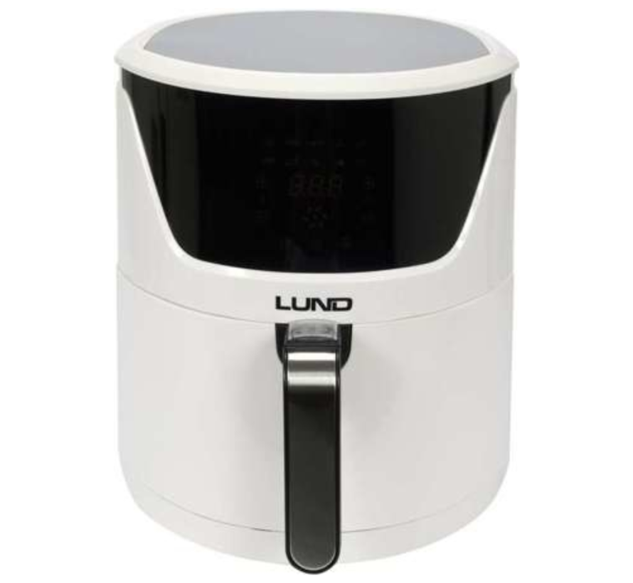 Friteuse à air chaud Lund - 3.7L - 1400 watts - Blanc