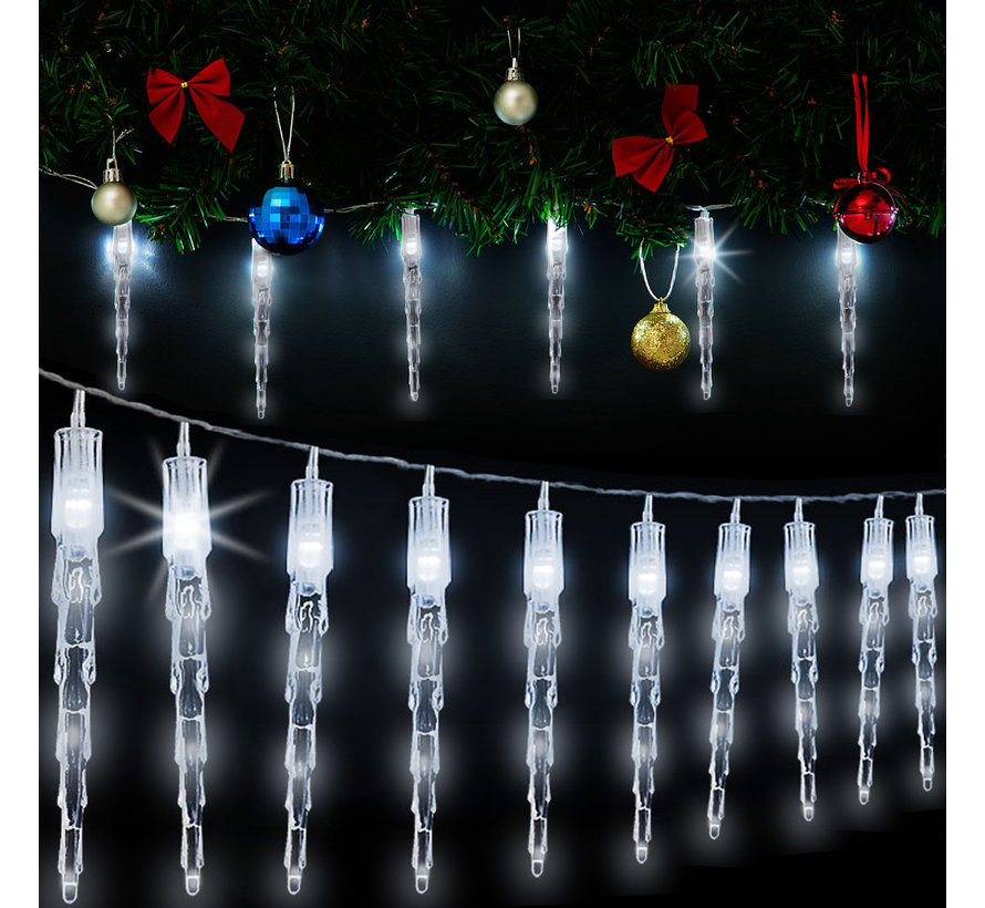 Guirlande lumineuse Deuba glaçon de Noël 10 LEDs 6.2m