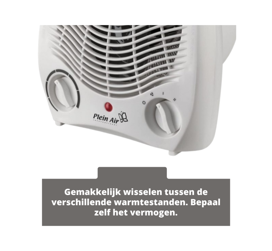 Plein Air Ventilateur électrique TV-EC - 2000 W - Blanc - Jusqu'à 22 m².